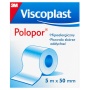 Plaster roll, VISCOPLAST Polopor, non woven, 50mmx5m, 6 pcs, white