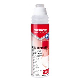 Klej w płynie OFFICE PRODUCTS, biurowy, 125ml, transparentny, Kleje, Drobne akcesoria biurowe