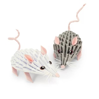 ORIGAMI 3D-MYSZKI / MICE, Origami, Art. kreatywne