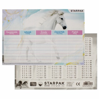PLAN LEKCJI + TABL. MNOŻ. A5 HORSES N /25/, Podkategoria, Kategoria