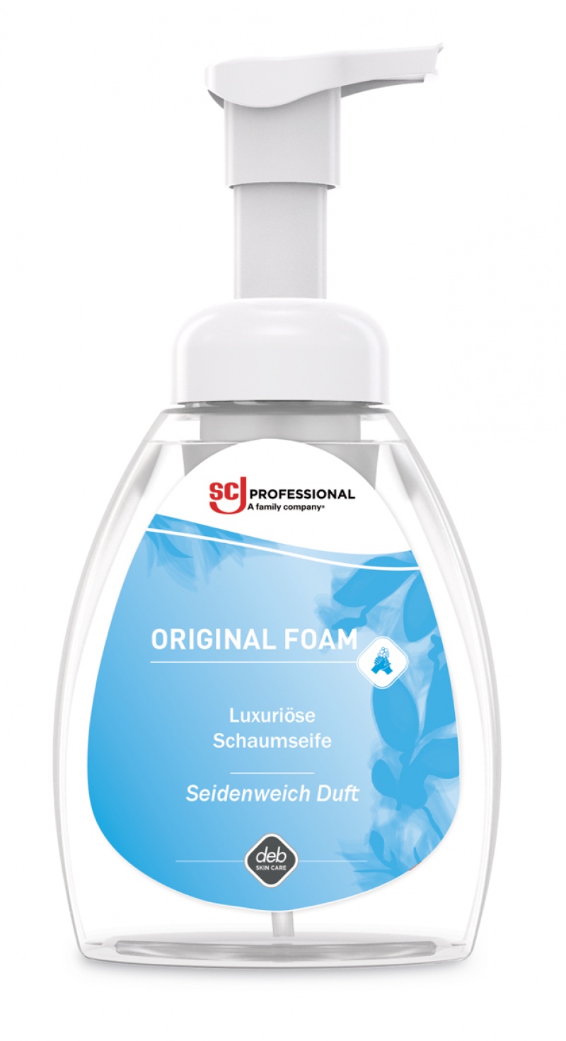 Mydło w pianie, original foam, gładkość jedwabiu, w butelce z pompką, 250ml, Mydła i dozowniki, Artykuły higieniczne i dozowniki