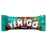 Baton Yemgo kokosowy w czekoladzie, Bakalland, 40g, Przekąski, Artykuły spożywcze