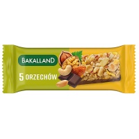 Cereal bar Ba!, 5 nuts, Bakalland, 40g