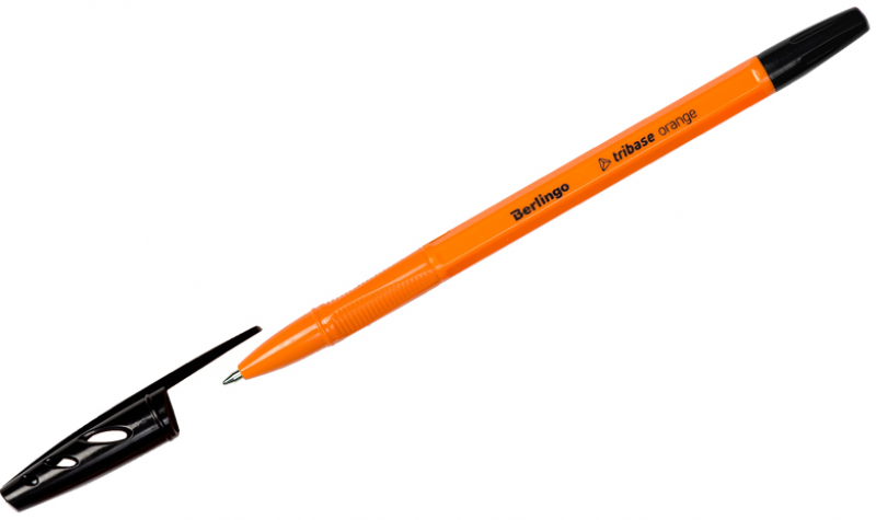 BERLINGO DŁUGOPIS KULK.TRIBASE ORANGE 0,7 CZARNY, Podkategoria, Kategoria