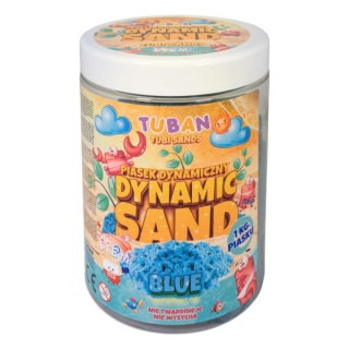 PIASEK DYNAMICZNY 1 KG NIEBIESKI, Kreatywne, Zabawki