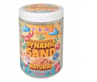 PIASEK DYNAMICZNY 1KG NATURALNY, Kreatywne, Zabawki
