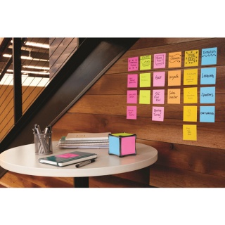 Karteczki samoprzylepne Post-it®, ENERGETIC, 76x127mm, 6x100 kart., Bloczki samoprzylepne, Papier i etykiety