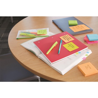 Karteczki samoprzylepne Post-it®, BEACHSIDE, 76x76mm, 6x100 kart., Bloczki samoprzylepne, Papier i etykiety