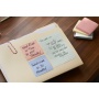 Karteczki samoprzylepne POST-IT&reg; Recycled Notes, 76x76mm, 6x100 kart., pastelowe mix, Bloczki samoprzylepne, Papier i etykiety, EKO-CERT