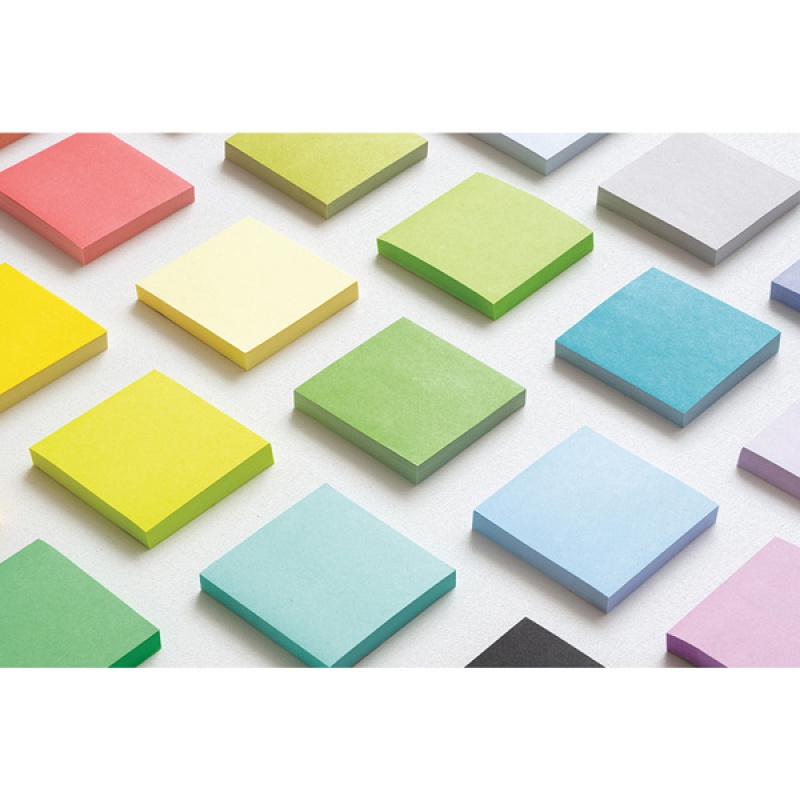Eco-friendly sticky notes Post-it®, NATURE, pastels, 38x51mm