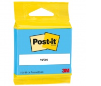 Karteczki samoprzylepne Post-it, 100 kart., niebieskie, Bloczki samoprzylepne, Papier i etykiety
