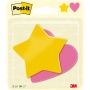 Sticky notes Post-it, Star and Heart, 70x72mm, 2x30 sheets