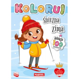KOLEKCJA KOLORUJ ŚNIEŻNA ZIMA, Kolorowanki, Książeczki