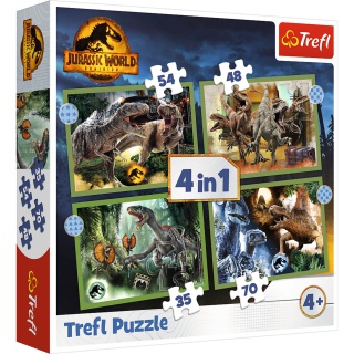 Puzzle 4w1 - Groźne dinozaury !, Podkategoria, Kategoria