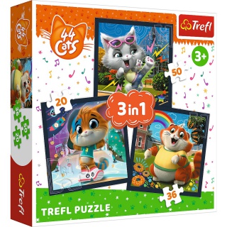 Puzzle3w1 - Poznaj urocze kociaki !, Podkategoria, Kategoria