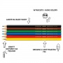 Permanent crayons CARAN D'ACHE, 12 colors, School Line