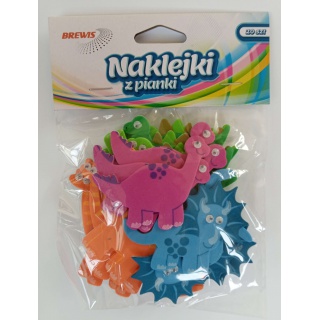 NAKLEJKI Z PIANKI PVC50 DINOZAURY, Podkategoria, Kategoria