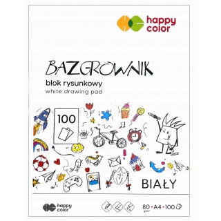 BLOK RYSUNKOWY BAZGROWNIK A4 100K.HAPPY COLOR, Podkategoria, Kategoria