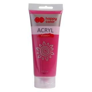 FARBA AKRYLOWA STUDIO 200ML H.COLOR KARMINOWY, Podkategoria, Kategoria