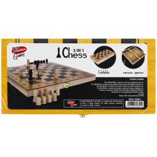 GRA SZACHY DREWNIANE 23X12X4 MC GAME 8214, Podkategoria, Kategoria