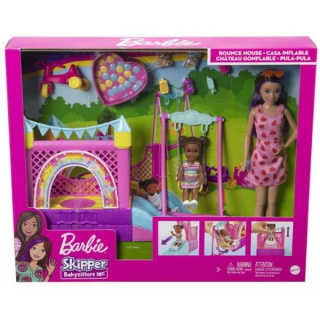 BARBIE SKIPER Z LALECZKĄ + DMUCHANY ZAMEK HHB67/3, Podkategoria, Kategoria