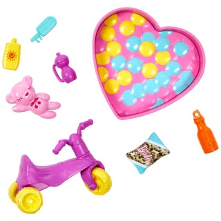 BARBIE SKIPER Z LALECZKĄ + DMUCHANY ZAMEK HHB67/3, Podkategoria, Kategoria