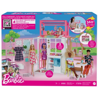 BARBIE KOMPAKTOWY DOMEK DLA LALEK HCD47/2, Podkategoria, Kategoria