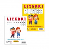 UKŁADANKA LITERKOWA B5, Edukacyjne, Książeczki