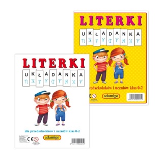 UKŁADANKA LITERKOWA B5, Edukacyjne, Książeczki