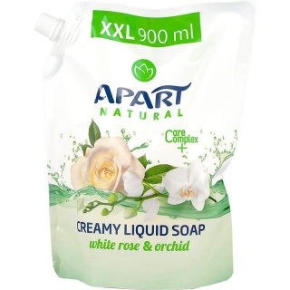 APART MYDŁO W PŁYNIE ZAPAS 900ML.ROSE&WHITE ORCHID, Podkategoria, Kategoria