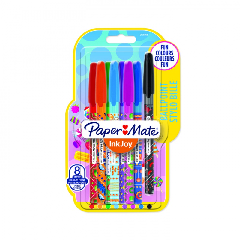 DŁUGOPIS M INKJOY 100ST WRAPS C POP ASST BL, Podkategoria, Kategoria