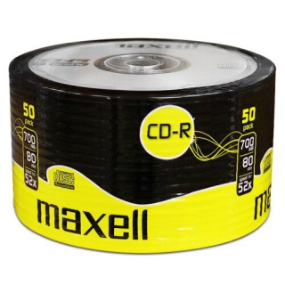 PŁYTY CD-R 80 MAXELL 700MB X52 SPINDL /50/, Podkategoria, Kategoria