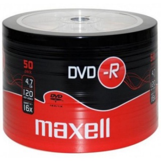 PŁYTA DVD-R MAXELL 4,7GB X16 SPINDL /50/, Podkategoria, Kategoria