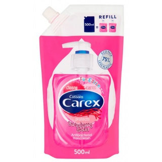 CAREX MYDŁO W PŁYNIE 500ML STRAWBERRY, Podkategoria, Kategoria