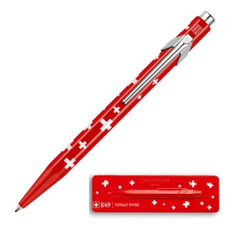 Długopis 849 Essentially Swiss Flag CARAN D'ACHE, w pudełku, Długopisy, Artykuły do pisania i korygowania