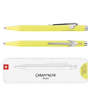 Długopis 849 Neon Yellow CARAN D'ACHE, w pudełku, neonowy żółty, Długopisy, Artykuły do pisania i korygowania