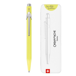 Długopis 849 Neon Yellow CARAN D'ACHE, w pudełku, neonowy żółty, Długopisy, Artykuły do pisania i korygowania