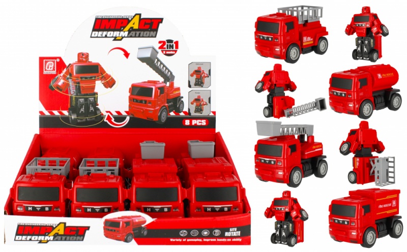 ROBOT AUTO STRAŻ P/B 13CM MC 2W1 8778, Podkategoria, Kategoria