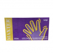 Powder-free latex gloves MAXTER, 100 pcs, L