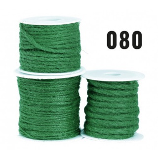 SZNUREK JUTOWY PLECIONY 5MM/5MB ZIELONY, Podkategoria, Kategoria