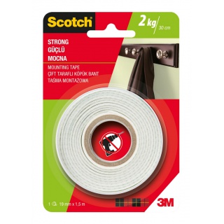 Taśma montażowa Scotch Mocna 19 mm x 1,5 m, Promocje, ~ Nagrody