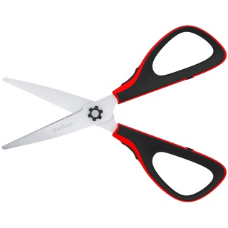 BERLINGO NOŻYCZKI "EASYCUT 300" 17,5cm.SOFT GRIP, Nożyczki i noże do papieru, Galanteria biurowa