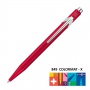 Długopis CARAN D'ACHE 849 Colormat-X, M, czerwony, Długopisy, Artykuły do pisania i korygowania