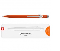 Pen CARAN D'ACHE 849 Colormat-X, M, in a box, orange