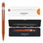 Długopis CARAN D'ACHE 849 Colormat-X, M, w pudełku, pomarańczowy, Długopisy, Artykuły do pisania i korygowania