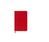 Kalendarz dzienny MOLESKINE 2023 12M P (9x14 cm), twarda oprawa, scarlet red, Kalendarze, Zeszyty i bloki