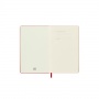 Kalendarz dzienny MOLESKINE 2023 12M P, twarda oprawa, scarlet red, Kalendarze, Zeszyty i bloki
