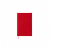 Kalendarz dzienny MOLESKINE 2023 12M L (13x21 cm), twarda oprawa, scarlet red, Kalendarze, Zeszyty i bloki
