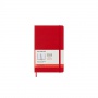 Kalendarz dzienny MOLESKINE 2023 12M L, twarda oprawa, scarlet red, Kalendarze, Zeszyty i bloki