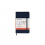 Kalendarz dzienny MOLESKINE 2023 12M P, twarda oprawa, sapphire blue, Kalendarze, Zeszyty i bloki